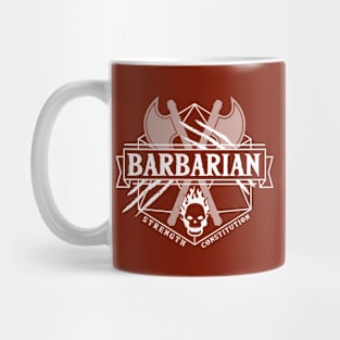 Barbarian (White) Mug